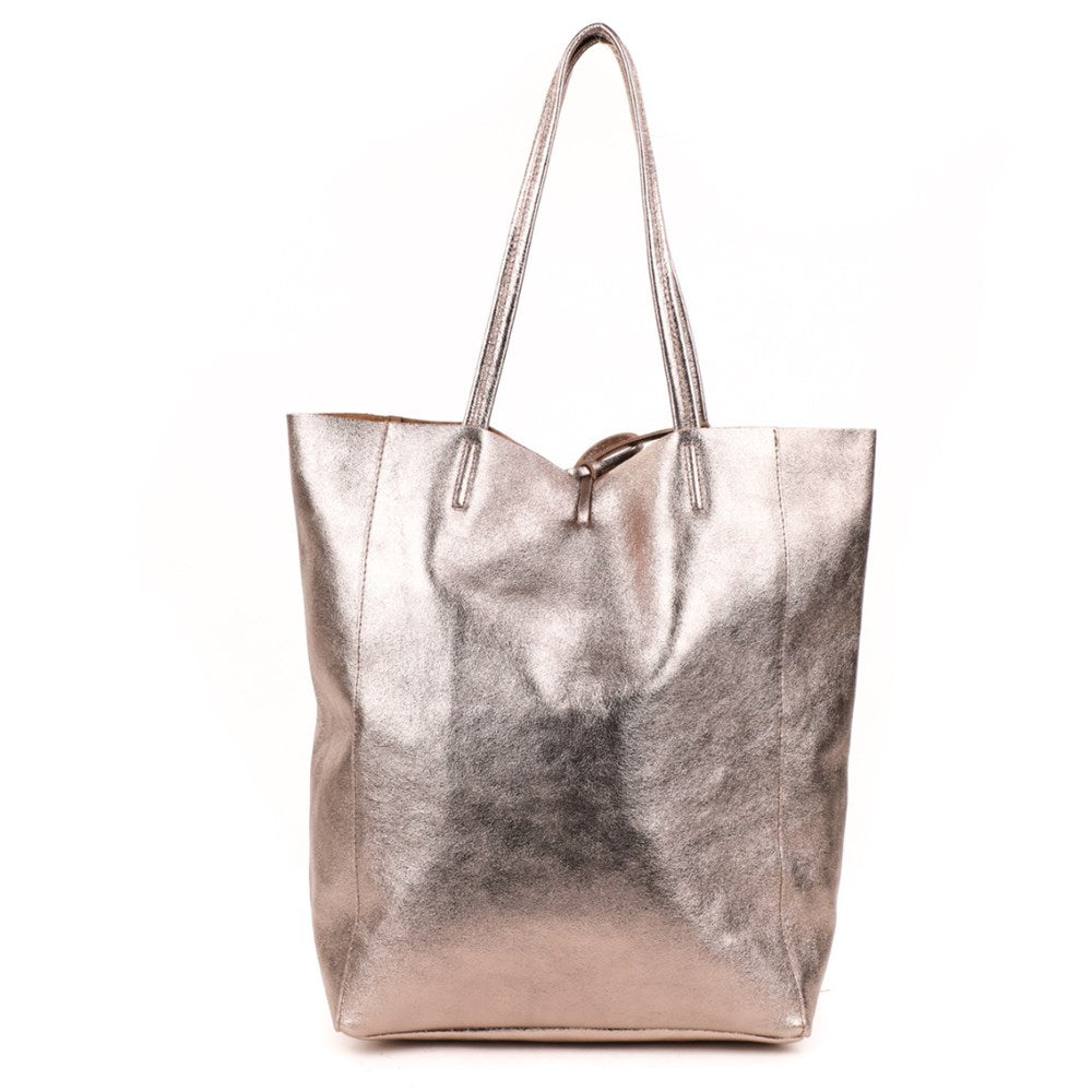 Maison Fanli - Tote Bag - Large- Metallic Champagne
