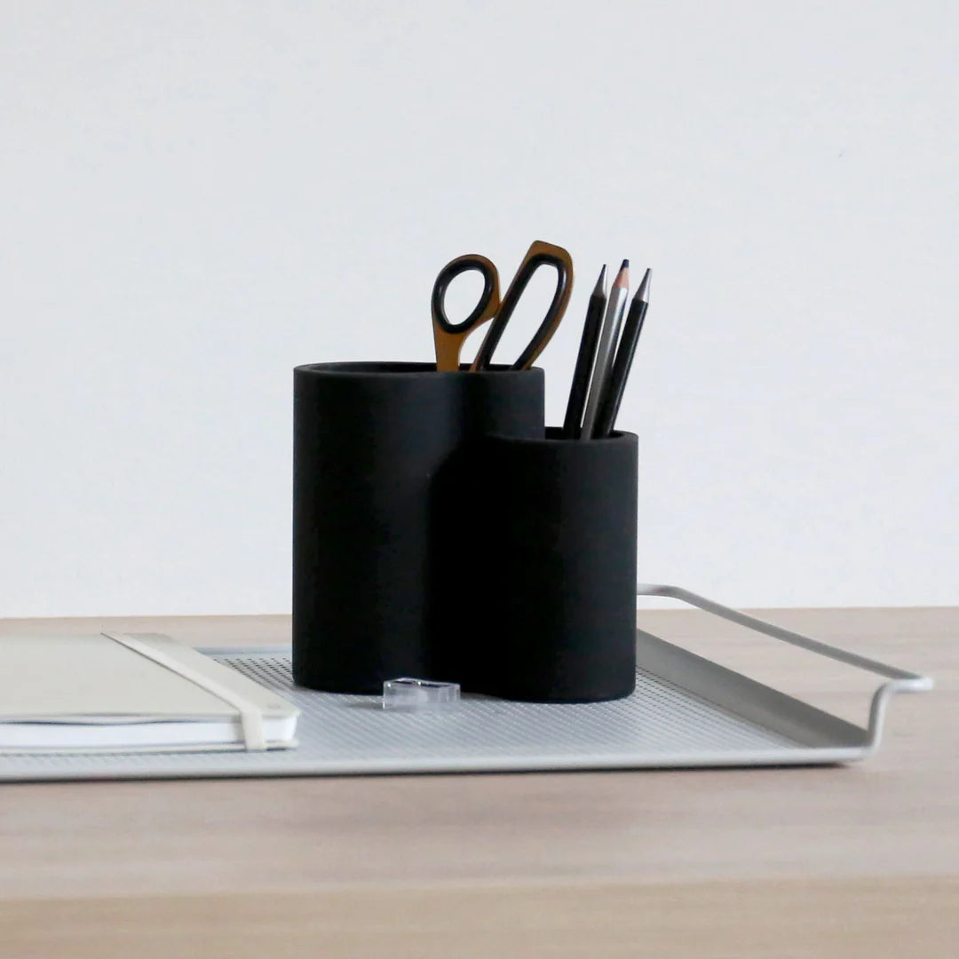 Designstuff - Store-all Cutlery Drainer / Holder - Black
