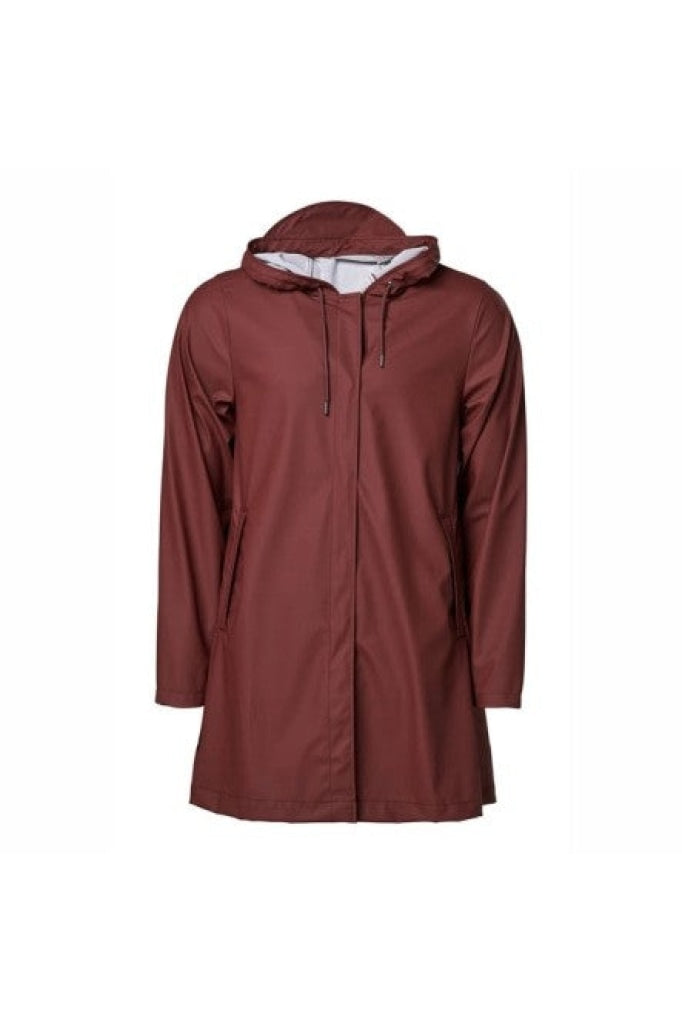 Rains - A-line Jacket - Maroon