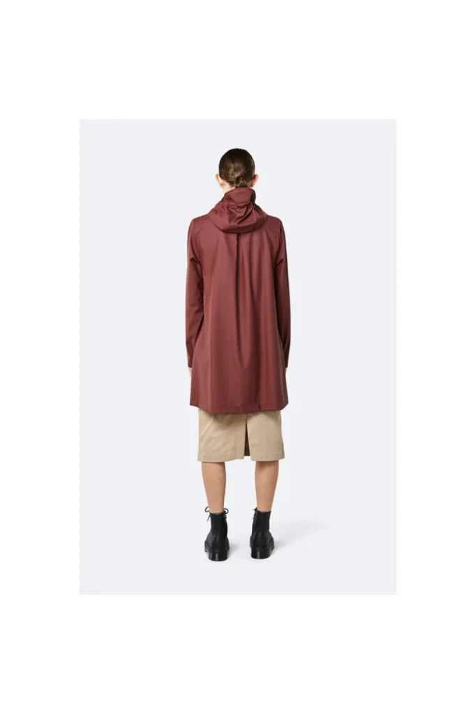 Rains - A-line Jacket - Maroon