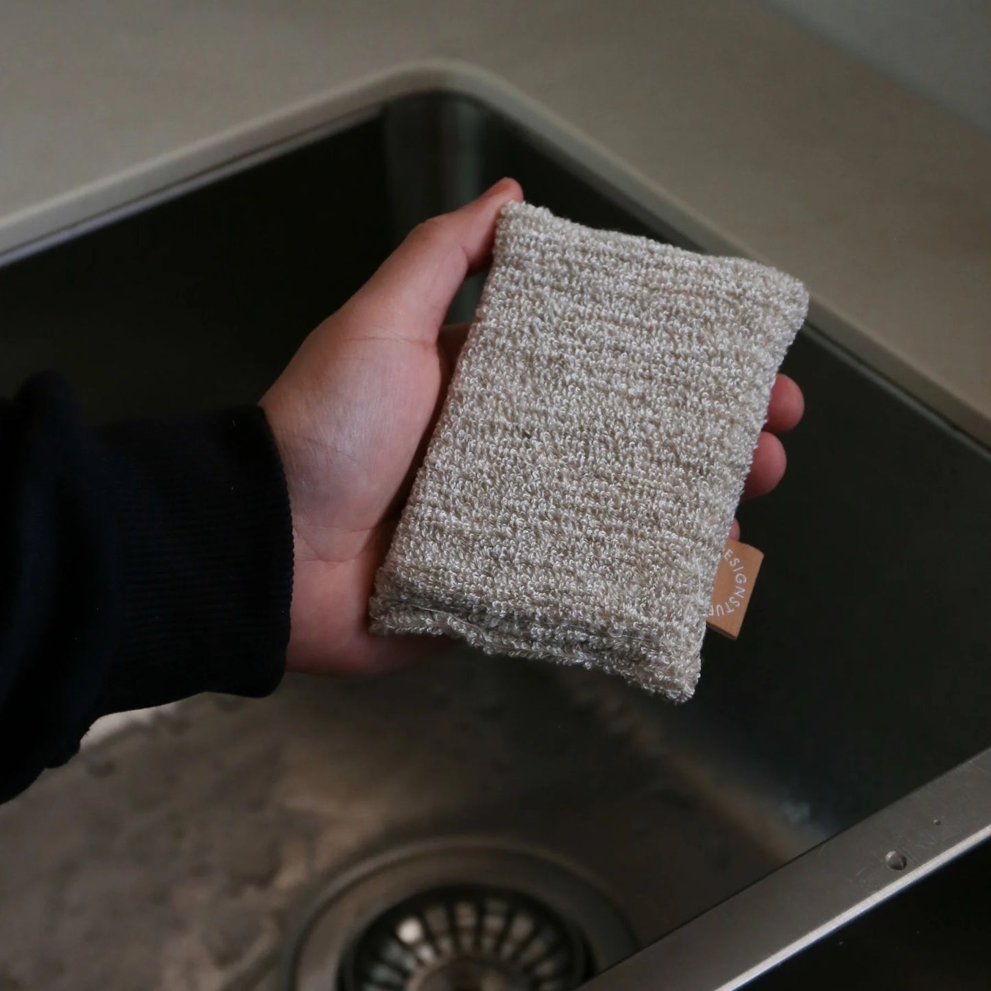 Designstuff - Dishcloth - Hemp Marle Sponge - Camel - (set Of 2)