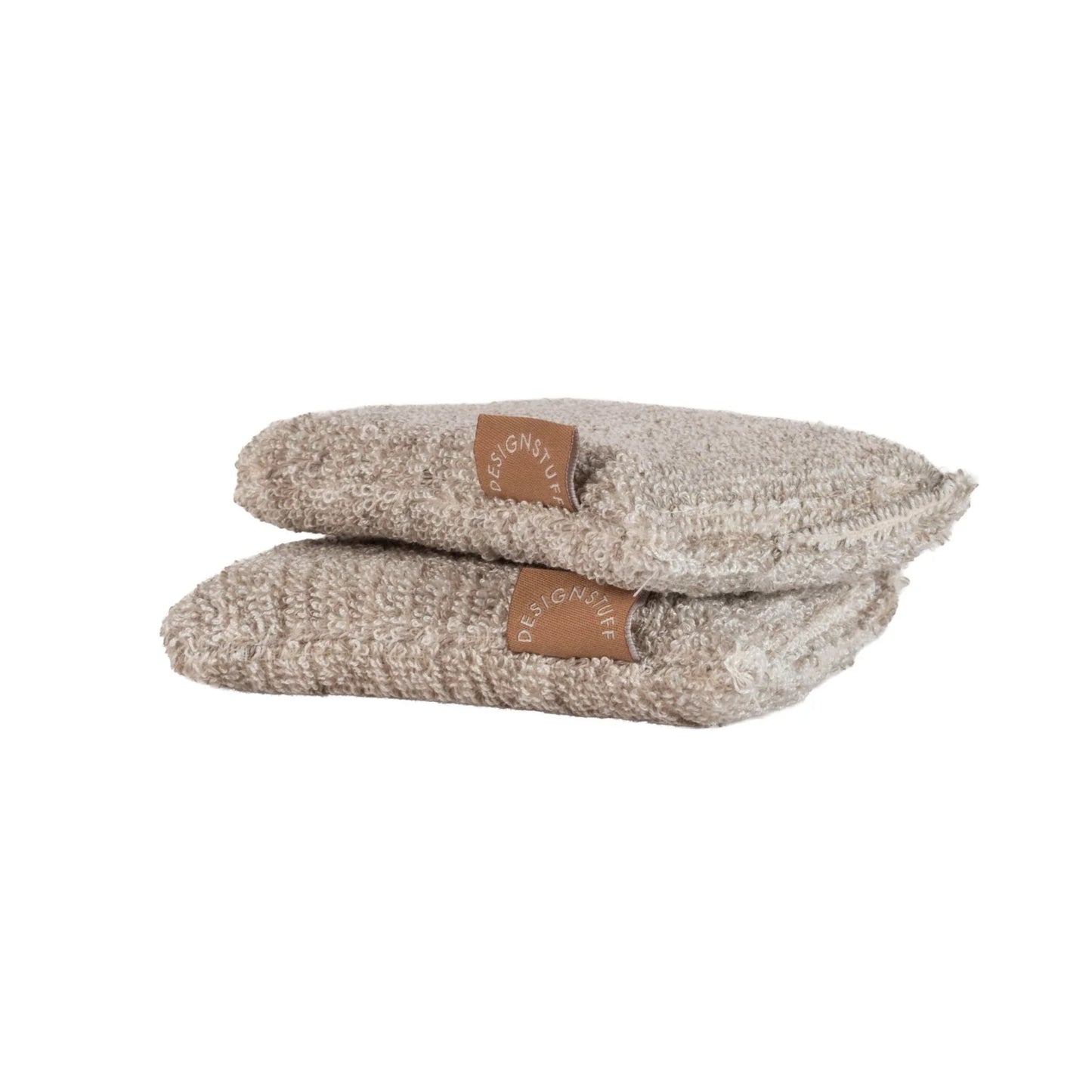 Designstuff - Dishcloth - Hemp Marle Sponge - Camel - (set Of 2)