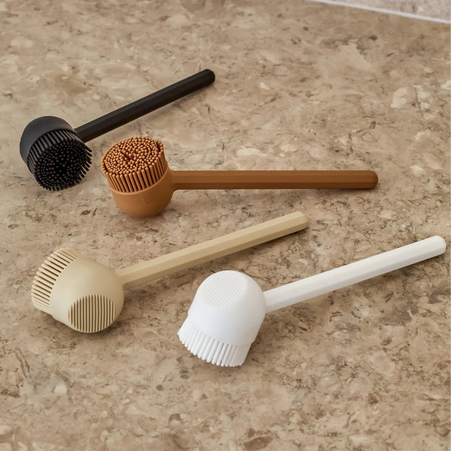 Designstuff - Dish Brush - Silicone - Sand