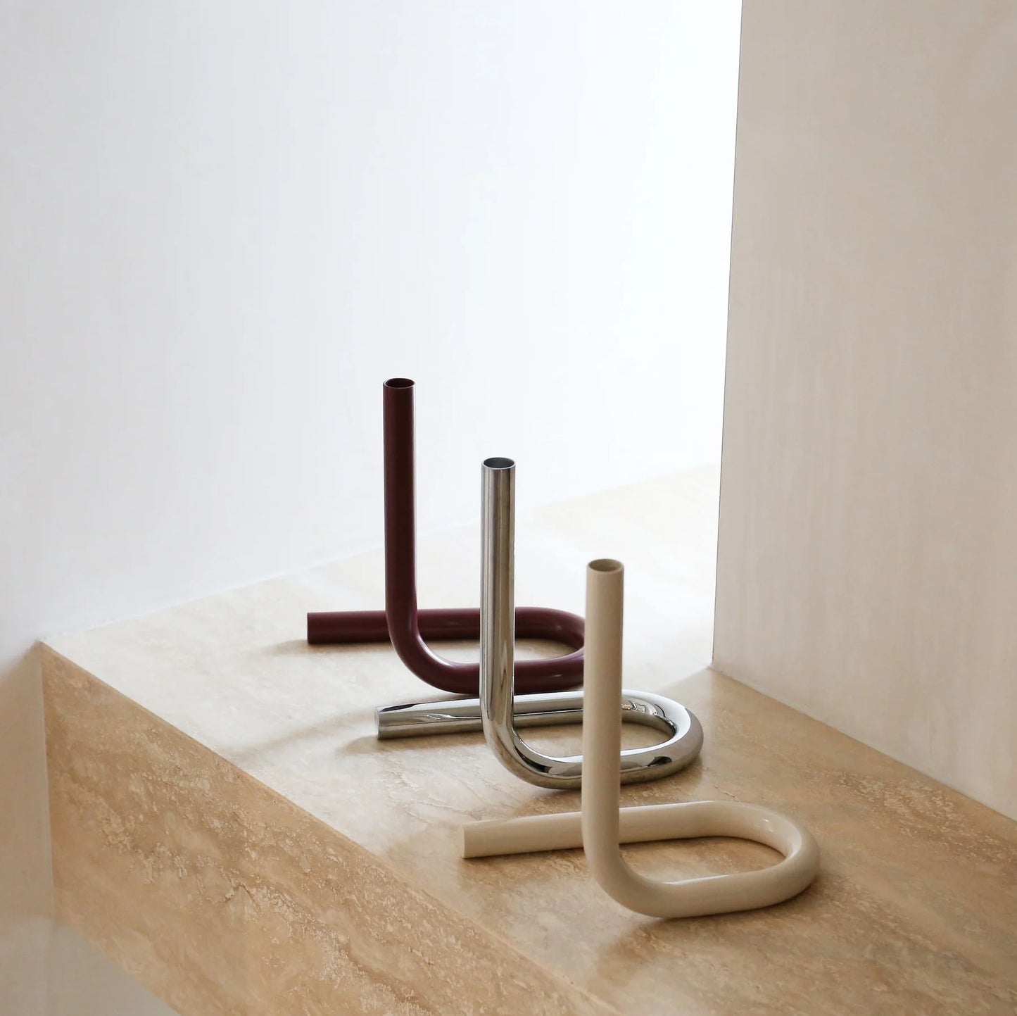 Designstuff - Viah Candleholder - Sand