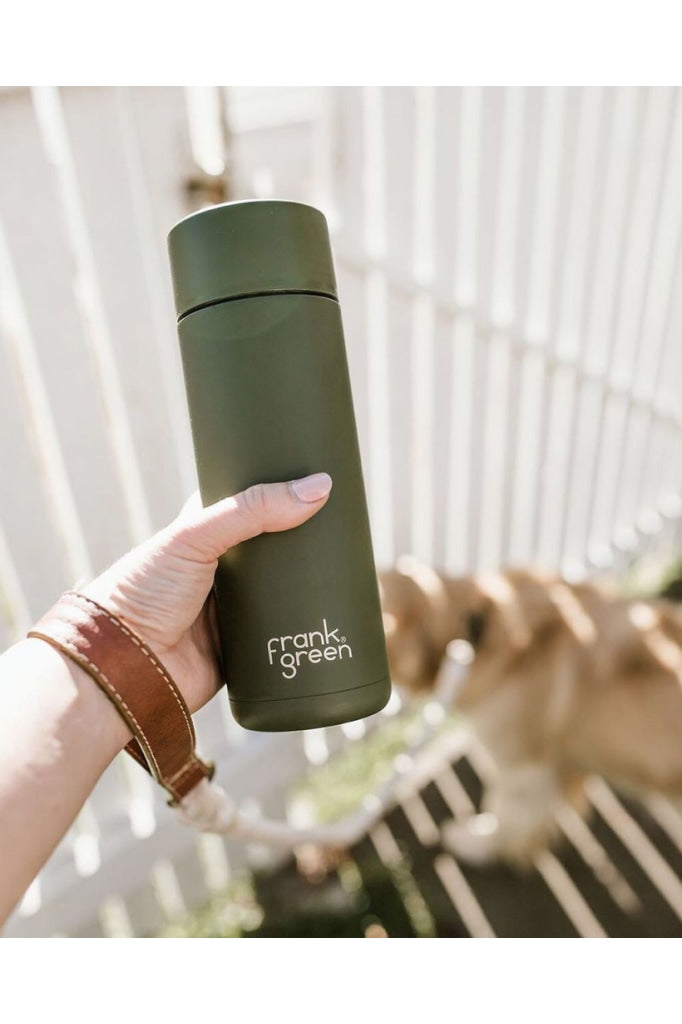 Frank Green - Reusable Cup 16Oz/475Ml Khaki Home & Garden > Kitchen Dining Food Beverage Carriers