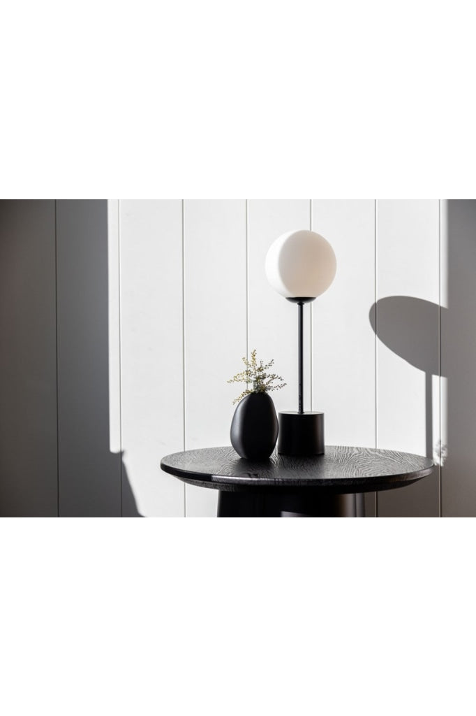 Ned Collections - Harmie Vase Stone - Black