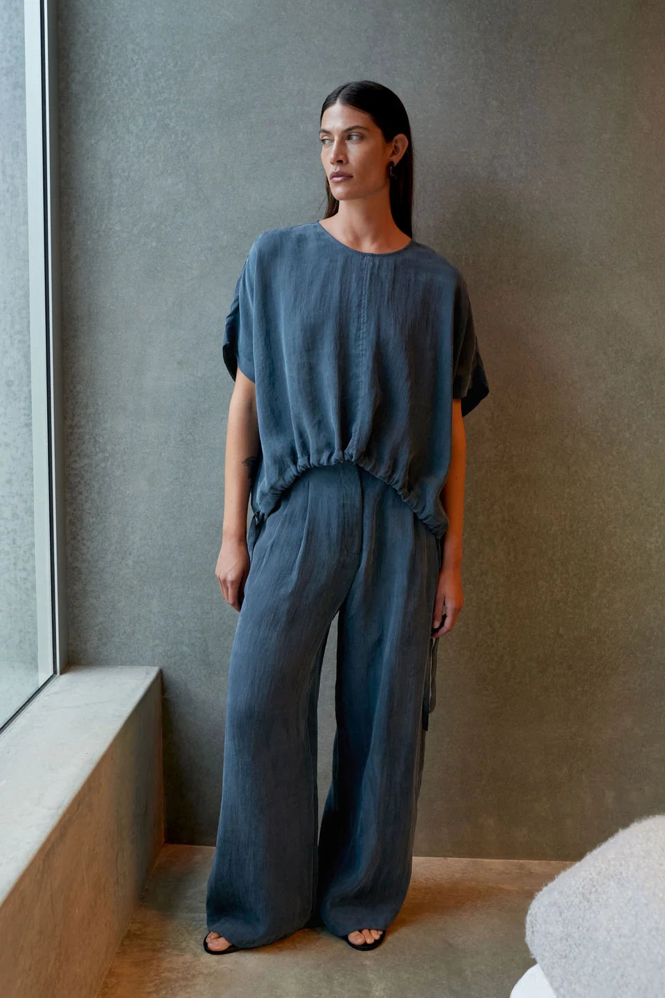 Elk The Label - Delme Pant - Blue Steel