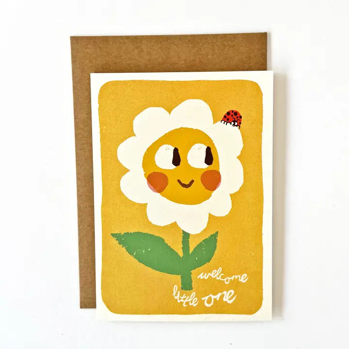 Florence Fry - Welcome Little One - Greeting Card