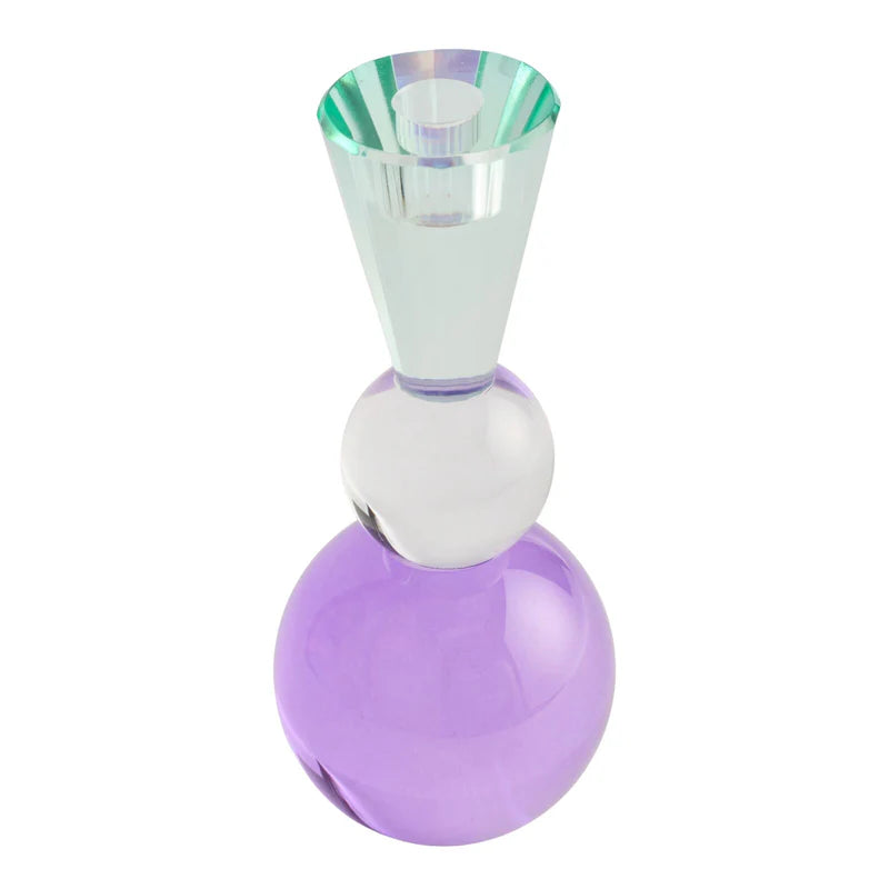 One Six Eight London - Nora Candle Holder - 22cm - Lilac