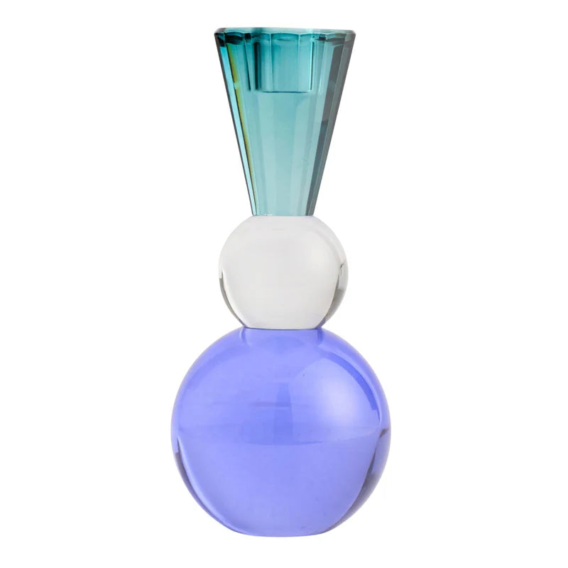 One Six Eight London - Nora Candle Holder - 22cm - Blue