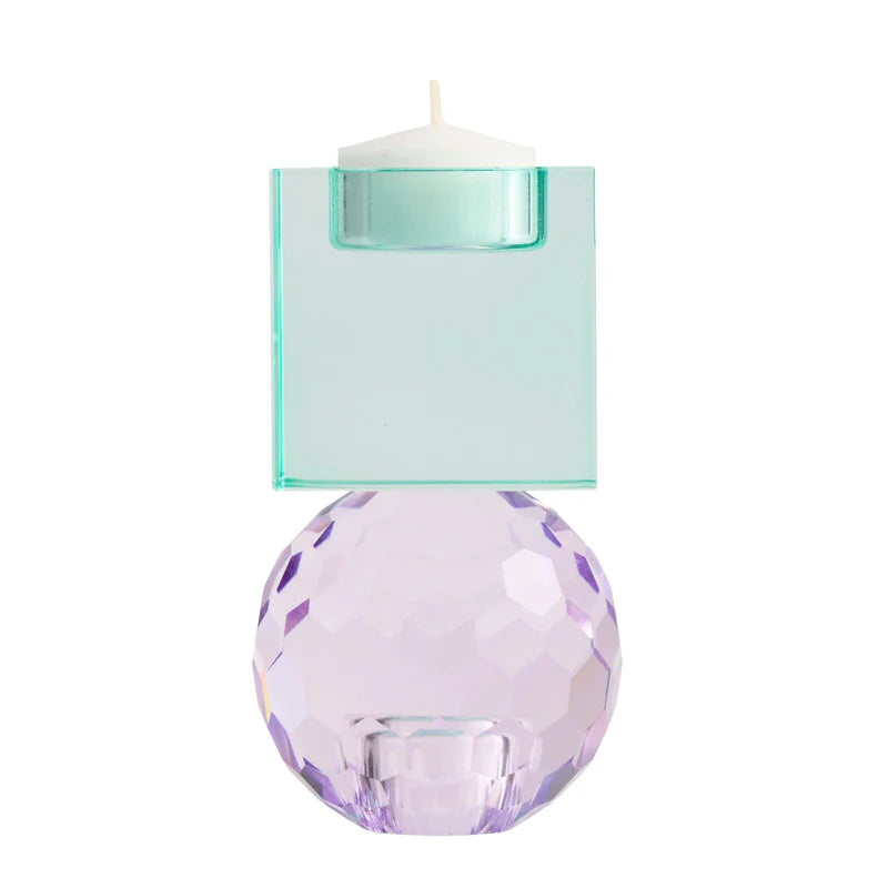 One Six Eight London - Reign Candle Holder - 13.5cm - Aqua