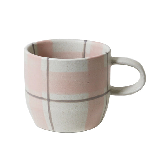 Robert Gordon - Cat's Pyjamas Mug - Blush & Grey Check