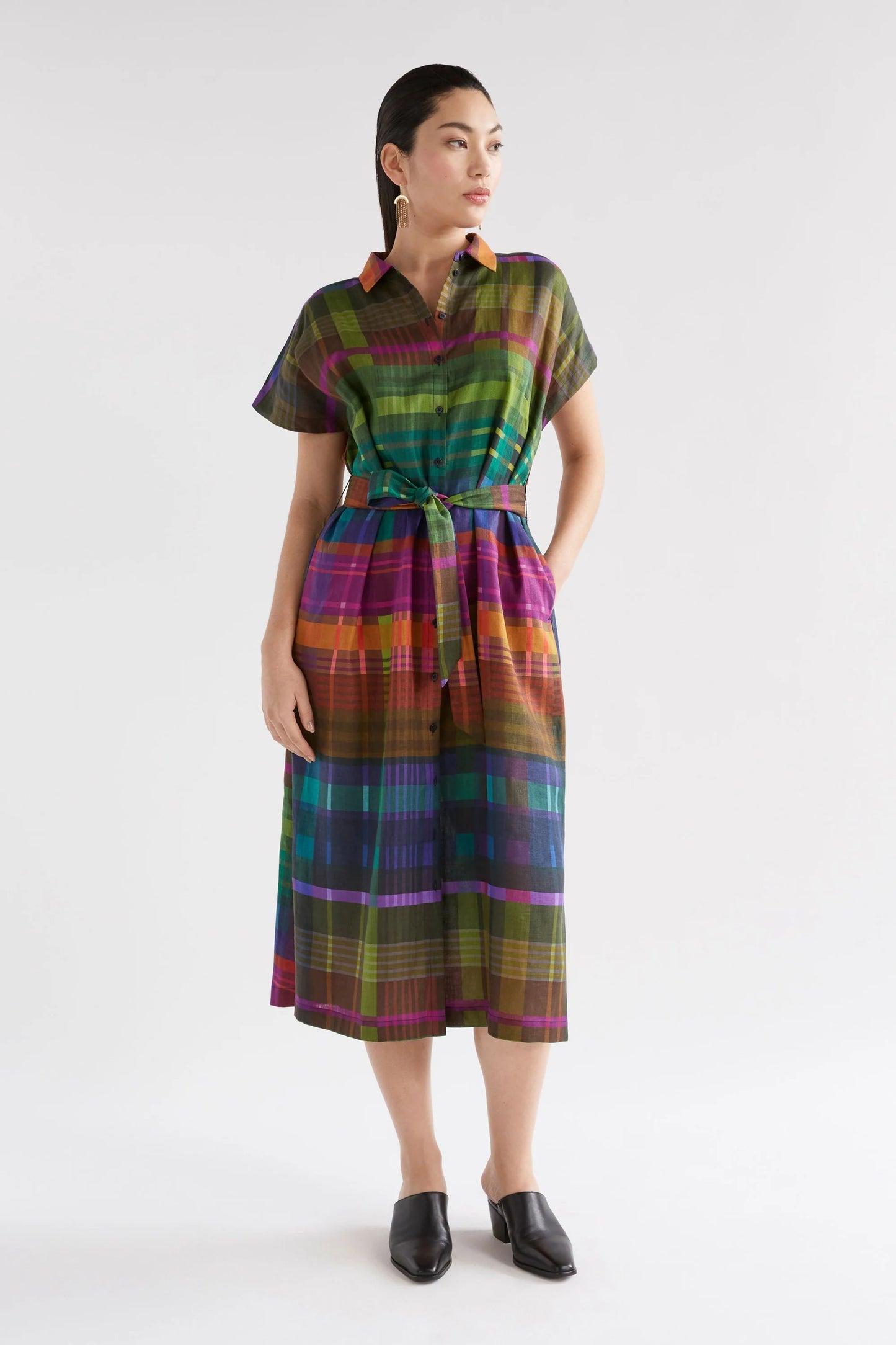 Elk The Label - Tilko Shirt Dress - 10 - Elodi Print