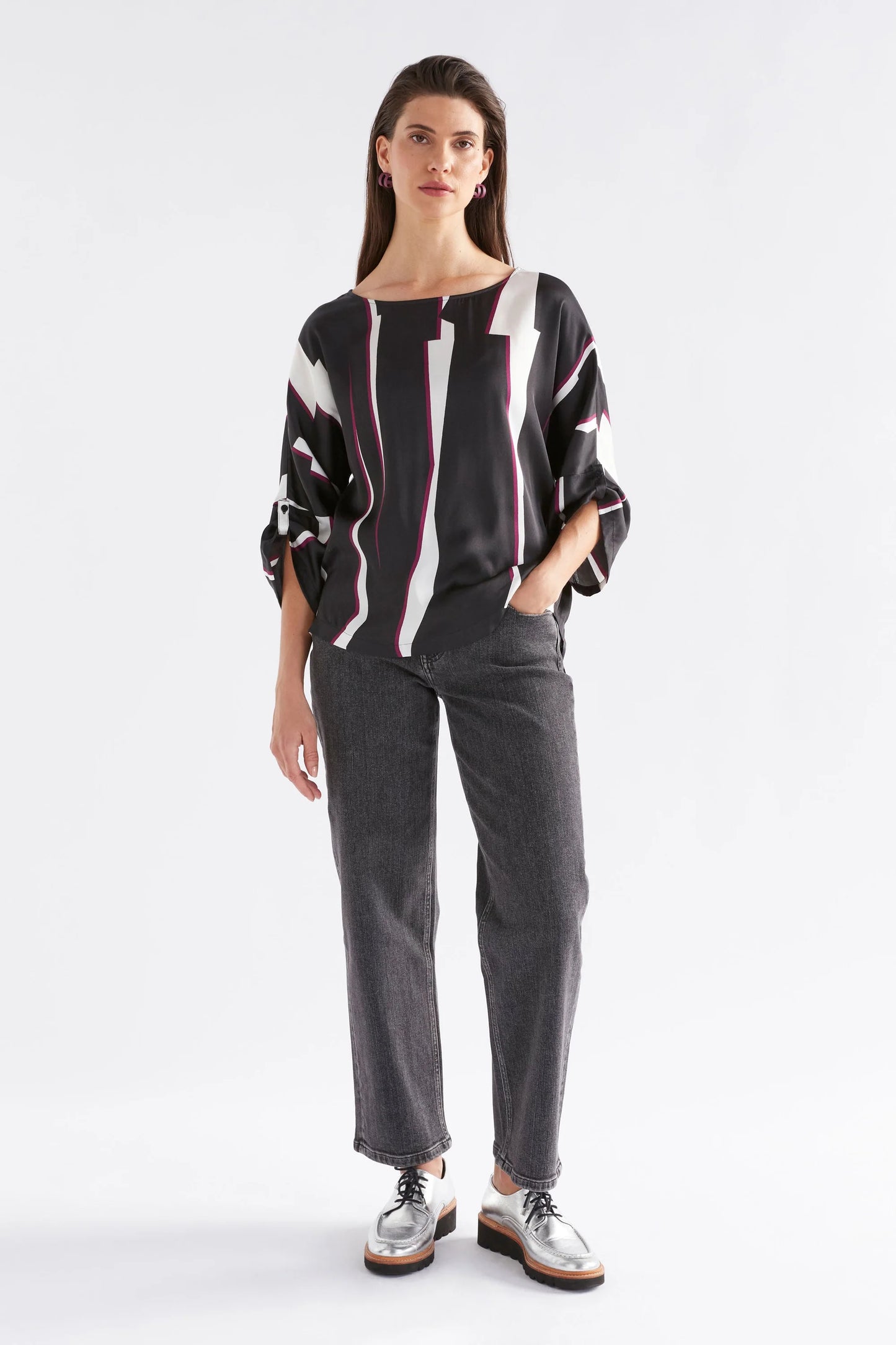 Elk The Label - Devon Top - Modular Print