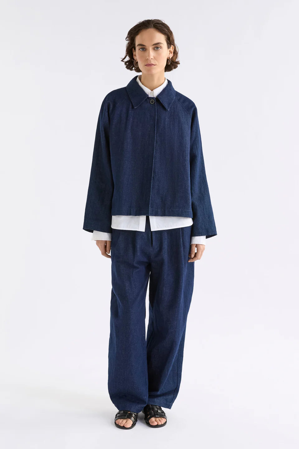 Elk The Label - Decla Denim Jacket - Dark Blue Wash