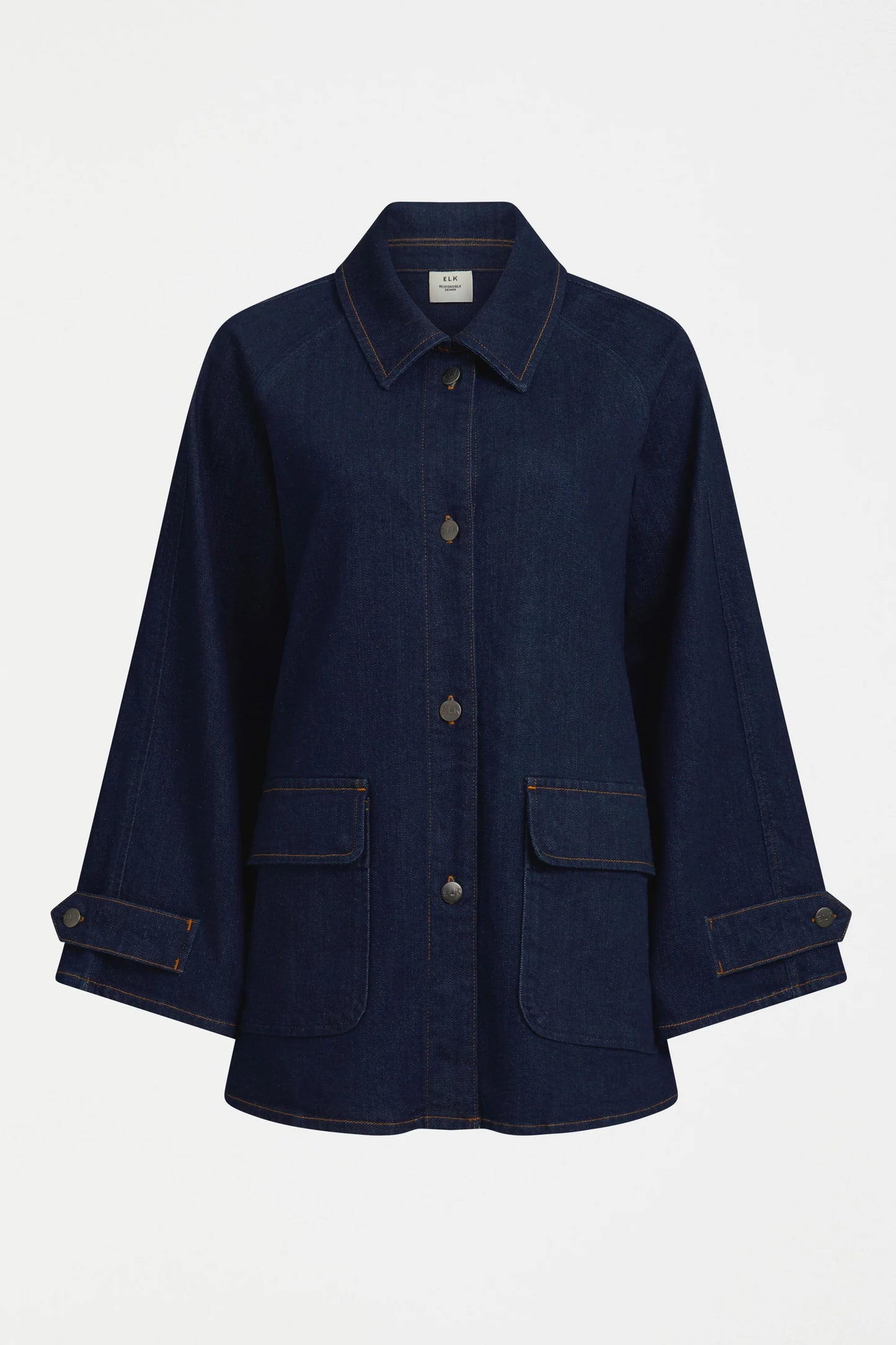 Elk The Label - Myes Denim Jacket - Dark Blue Wash