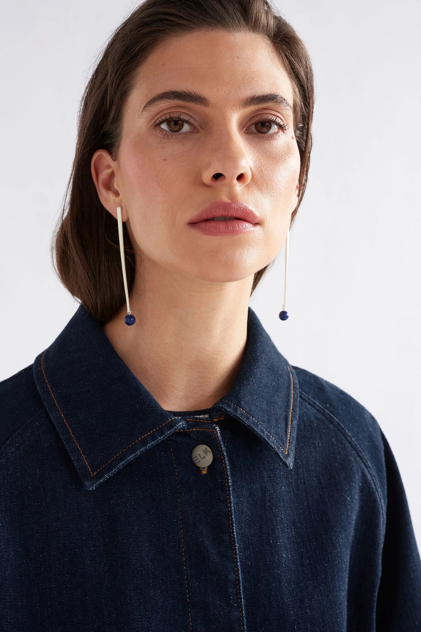 Elk The Label - Myes Denim Jacket - Dark Blue Wash