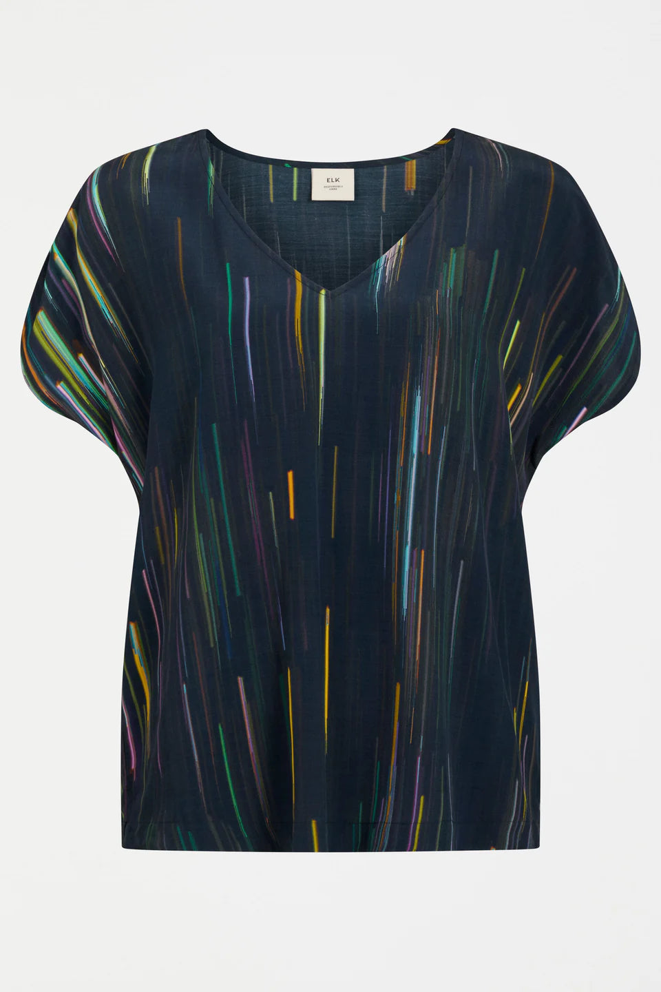 Elk The Label - Kayra V Neck Top - Alinea Print