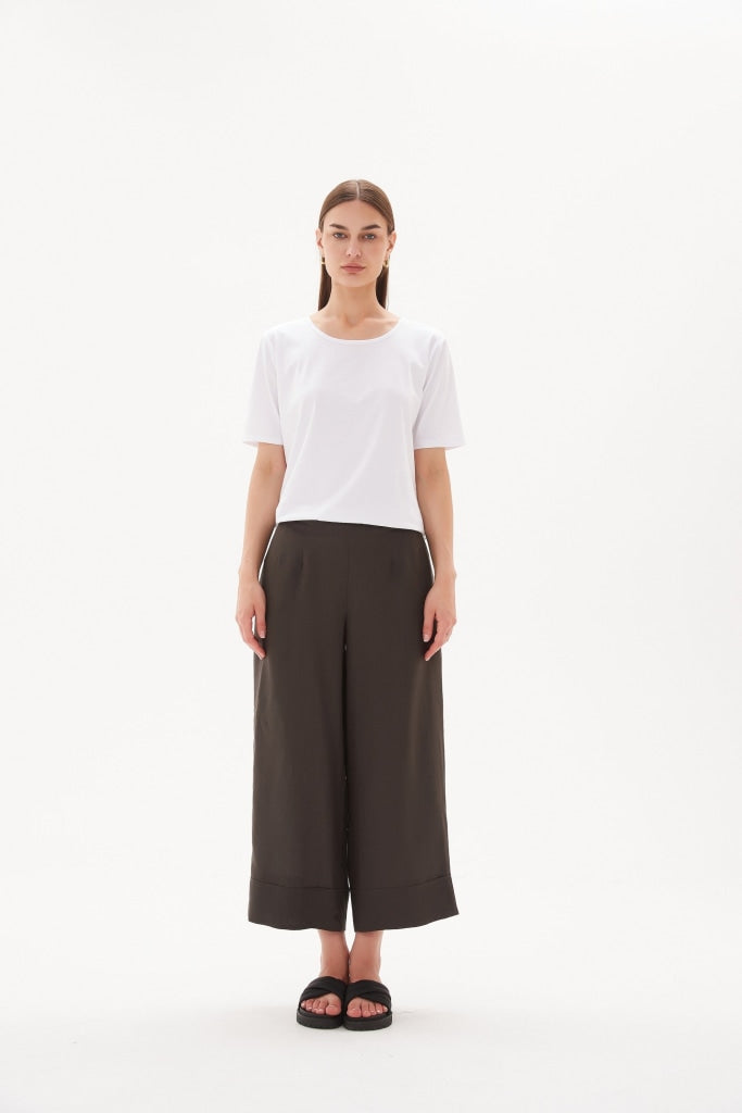 Tirelli - Classic Linen Pant Deep Charcoal Clothing
