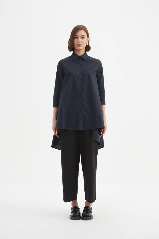 Tirelli - Swing Back Shirt - Navy