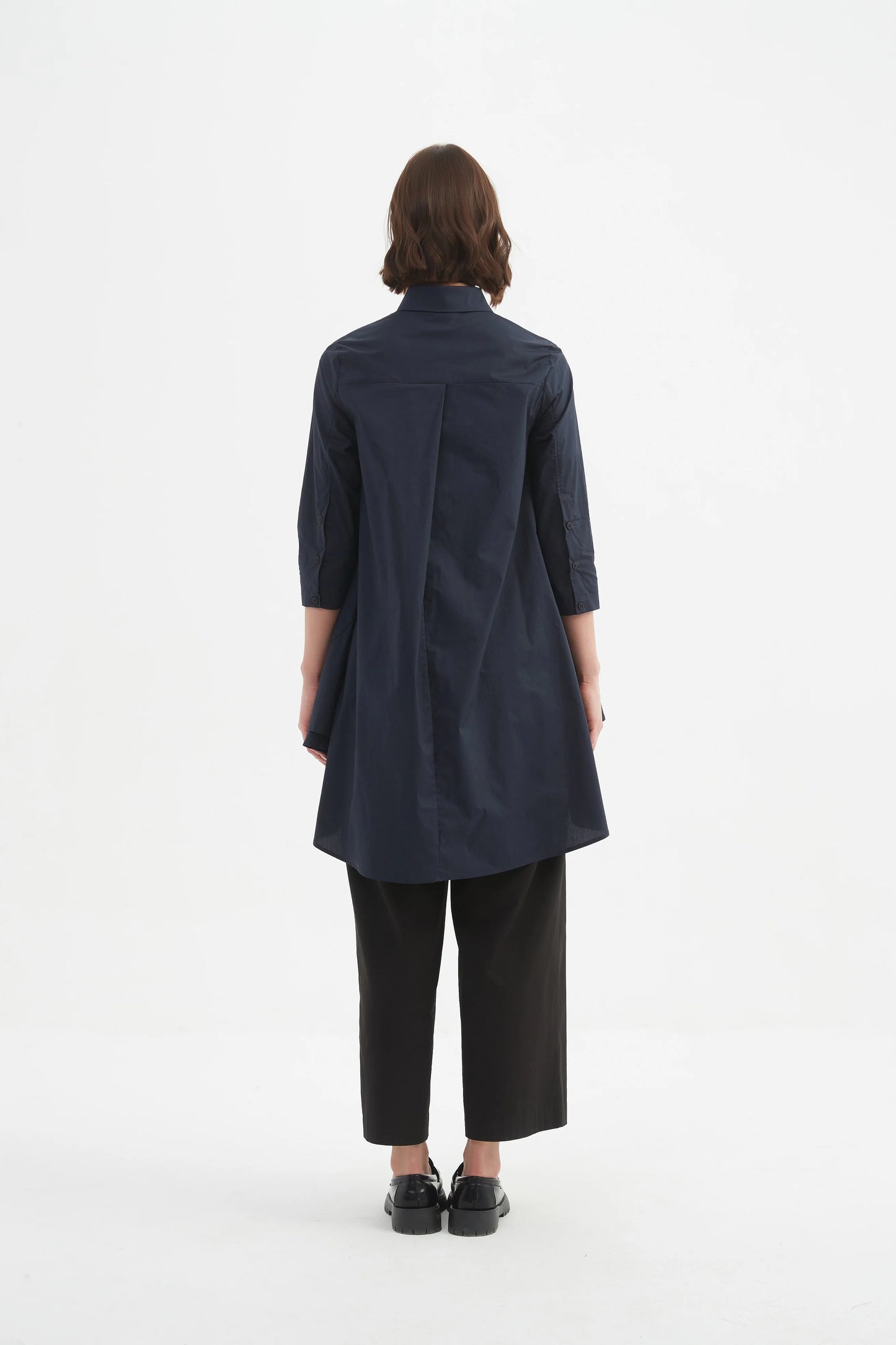 Tirelli - Swing Back Shirt - Navy