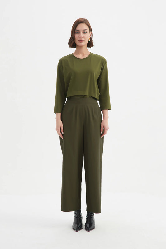 Tirelli - Classic Trouser - Long - Khaki