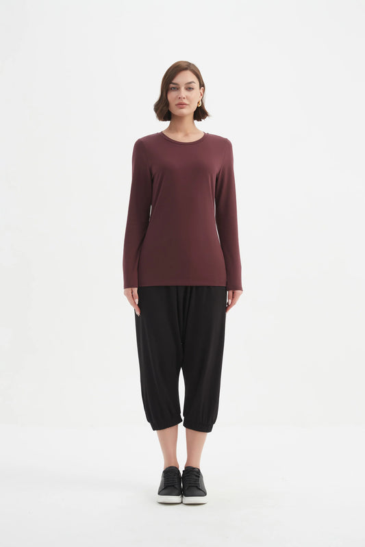 Tirelli - Long Sleeve Tshirt - Aubergine