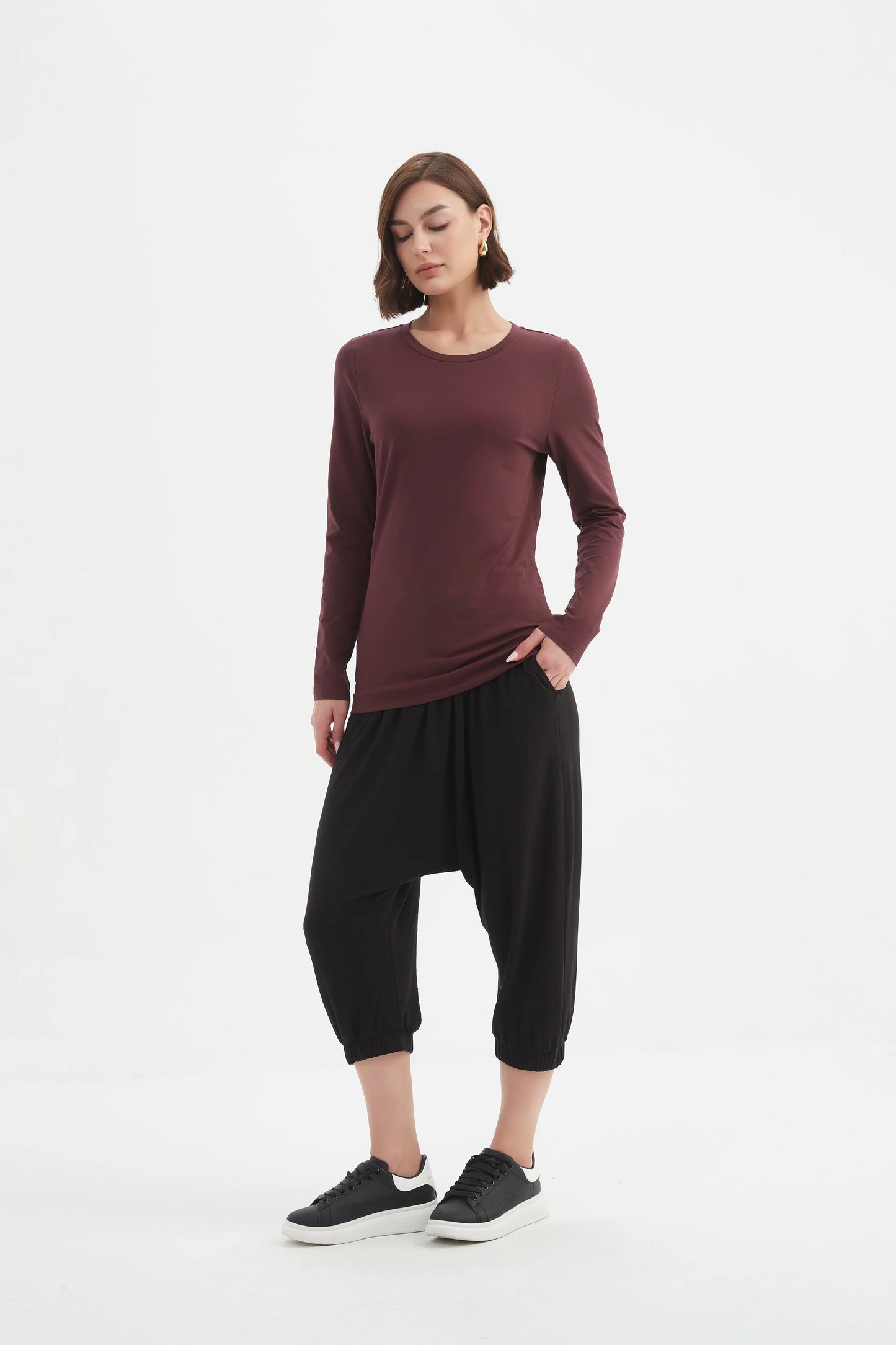 Tirelli - Long Sleeve Tshirt - Aubergine