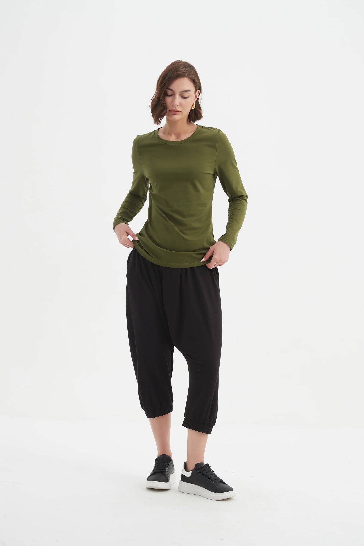 Tirelli - Long Sleeve Tshirt - Khaki