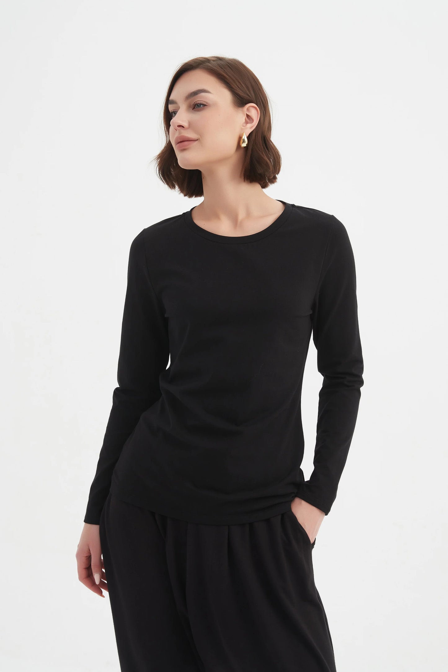 Tirelli - Long Sleeve Tshirt - Black