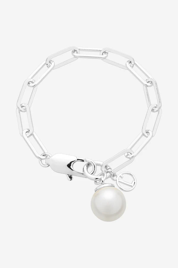 Liberte - Hayley Pearl Bracelet - Silver