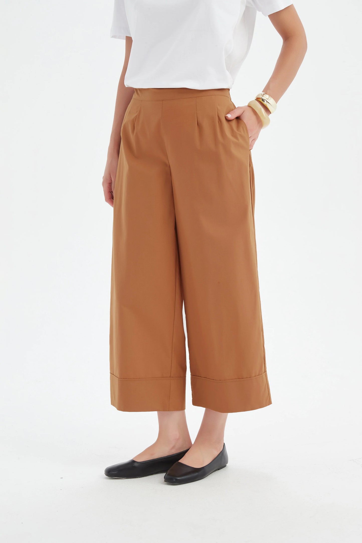 Tirelli - Classic Lyocell Pant - Russet
