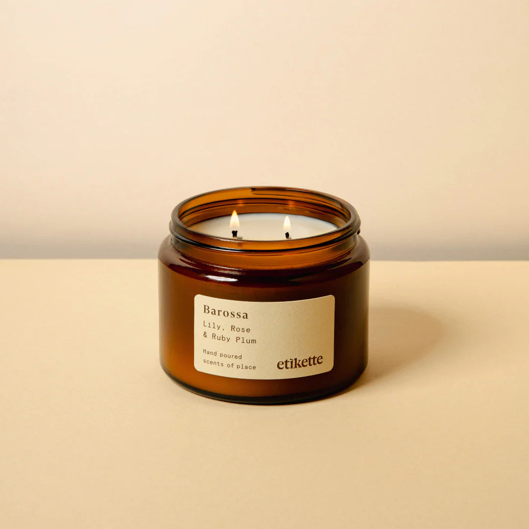 Etikette - Candle - Barossa In Lily, Rose & Ruby Plum - 500ml