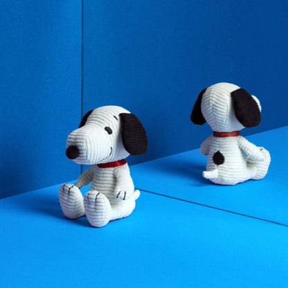 Snoopy - Sitting Corduroy - Cream - 19cm