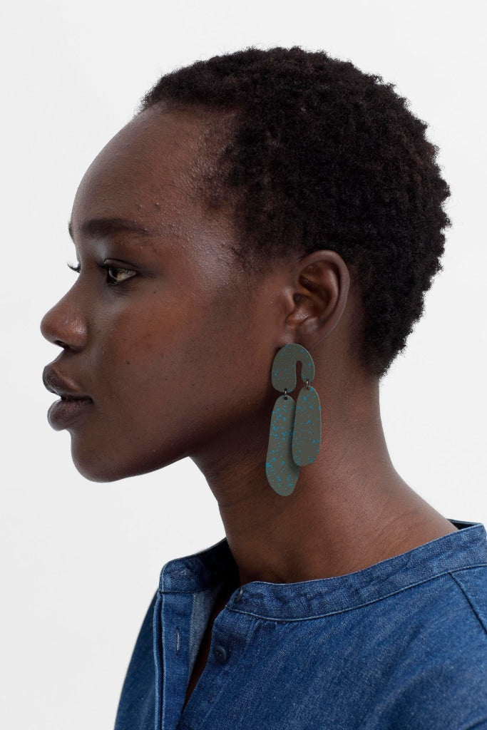 Elk The Label - Vinli Earrings - Olivine