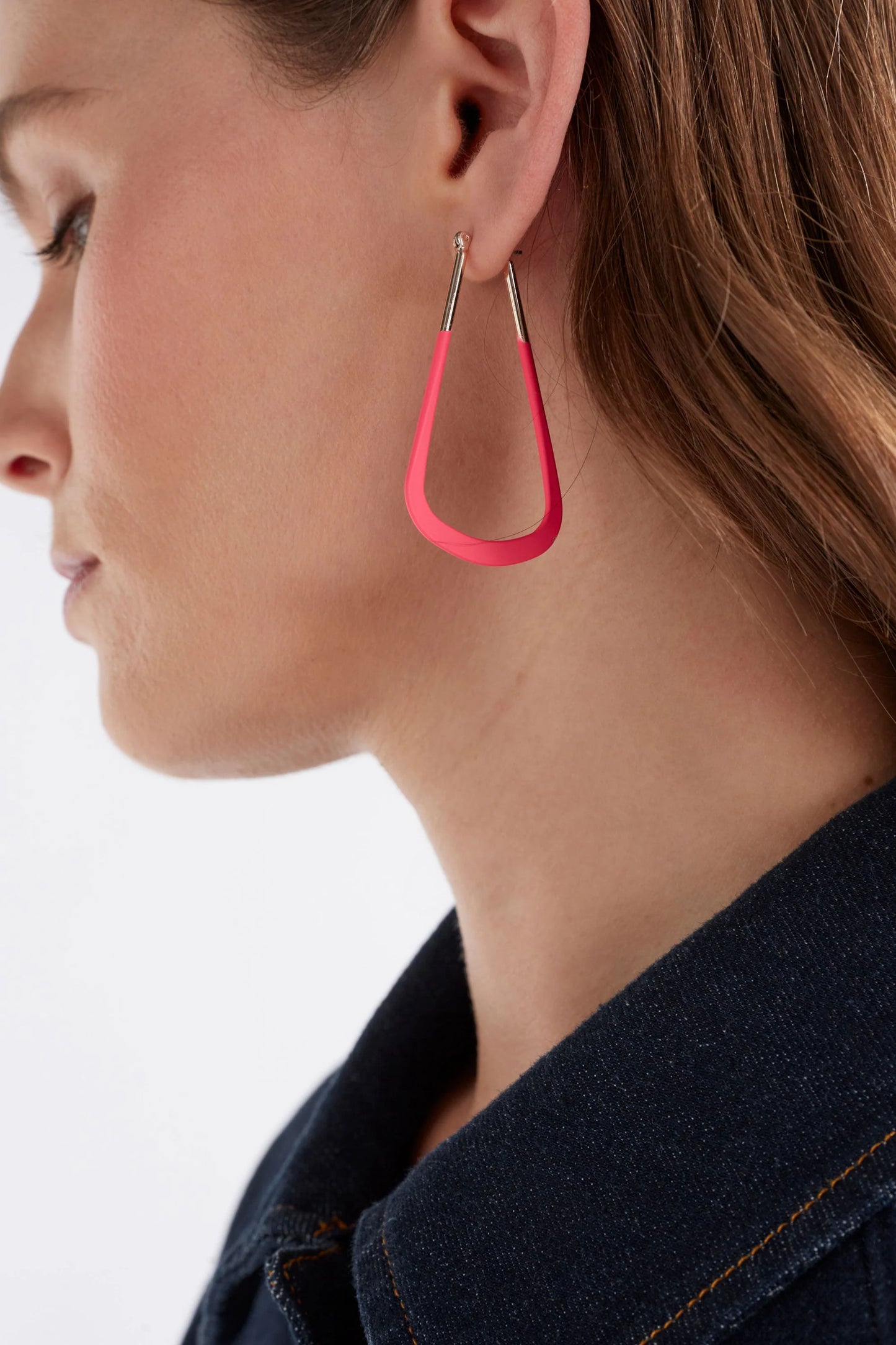 Elk The Label - Kuulo Hoop Earring - Cobalt