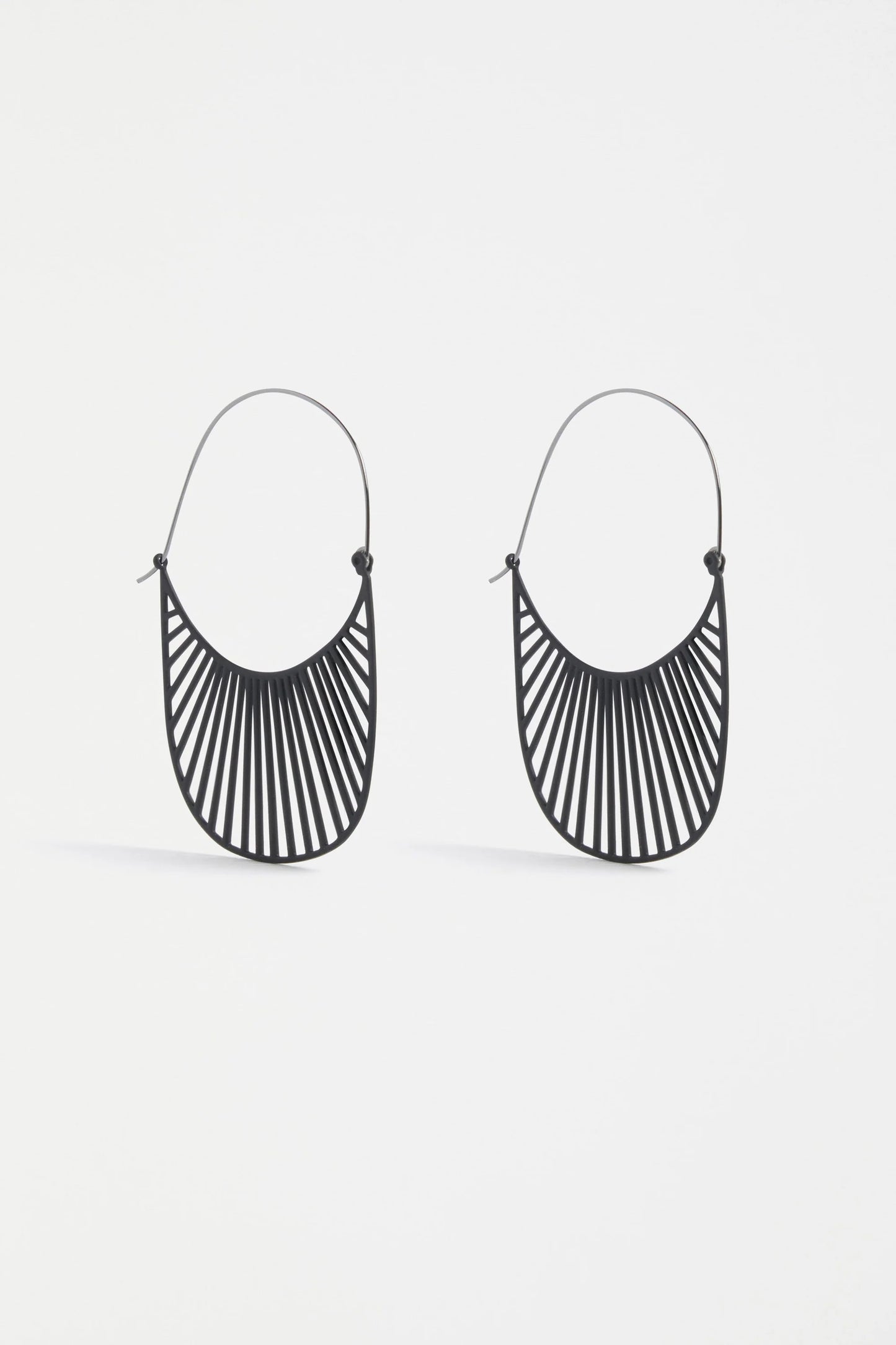 Elk The Label - Solsken Large Hoop Earring - Black