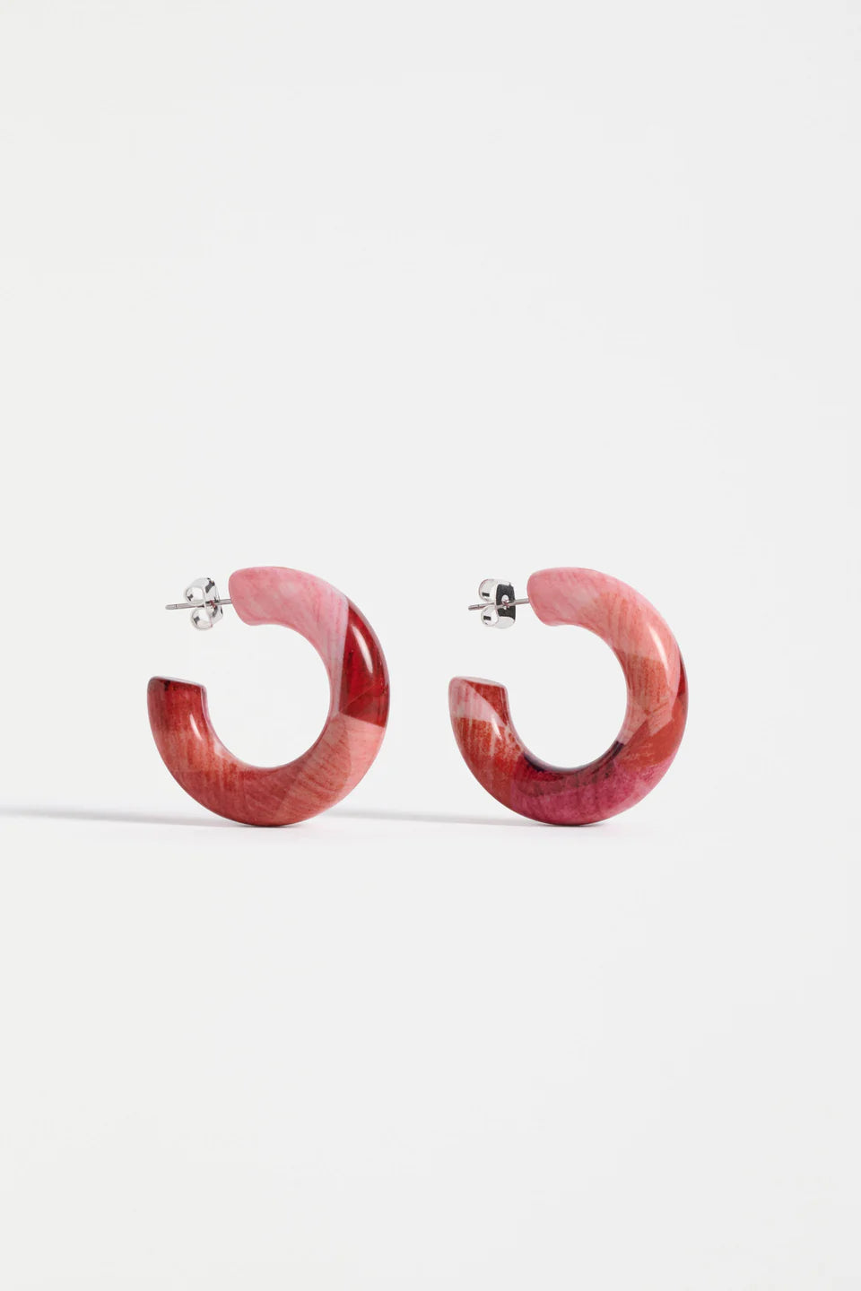 Elk The Label - Resso Hoop Earring - Fushia Komi Print