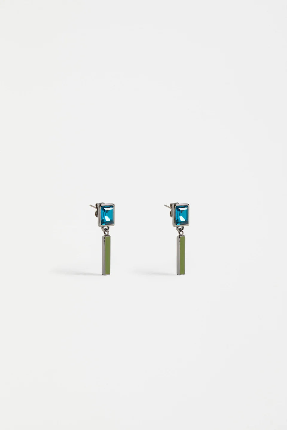 Elk The Label - Ival Short Drop Earring - Teal