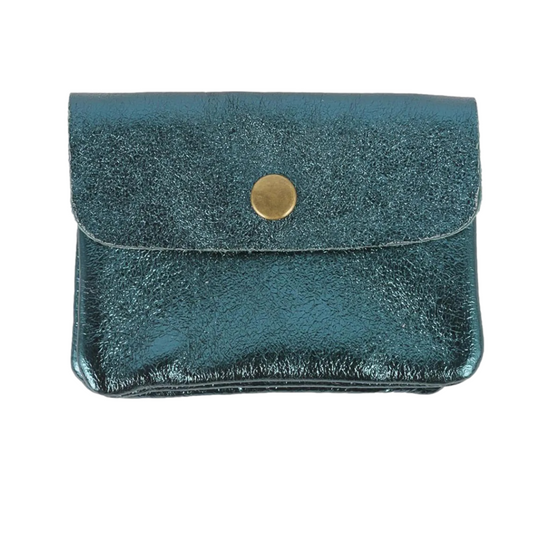 Maison Fanli - Coin Purse - Metallic Emerald