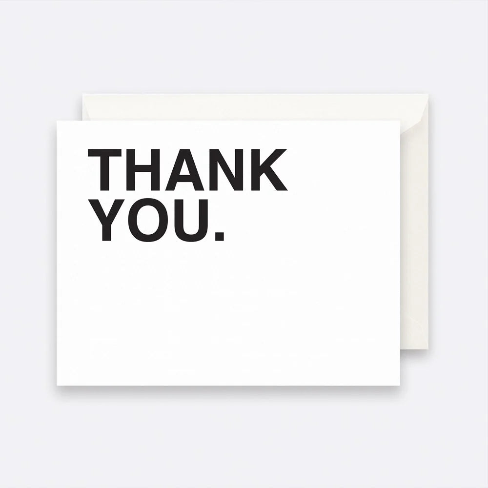 Father Rabbit Stationery - Greeting Card - Bold Thank You