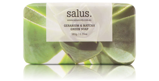Salus - Soap - Geranium & Matcha Green
