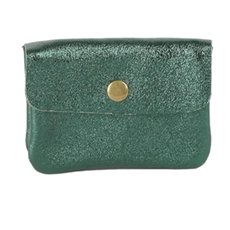Maison Fanli - Coin Purse - Metallic Green