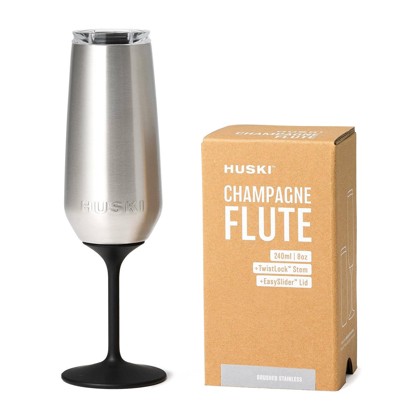 Huski - Champagne Flute - 240ml - White