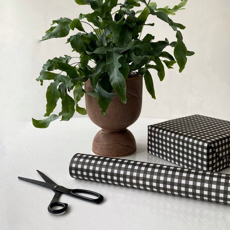 Kinshipped - Gingham - Gift Wrap - Flat Rolled
