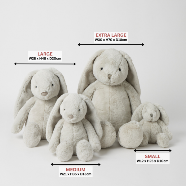 Jiggle & Giggle - Bunny - Small - Grey