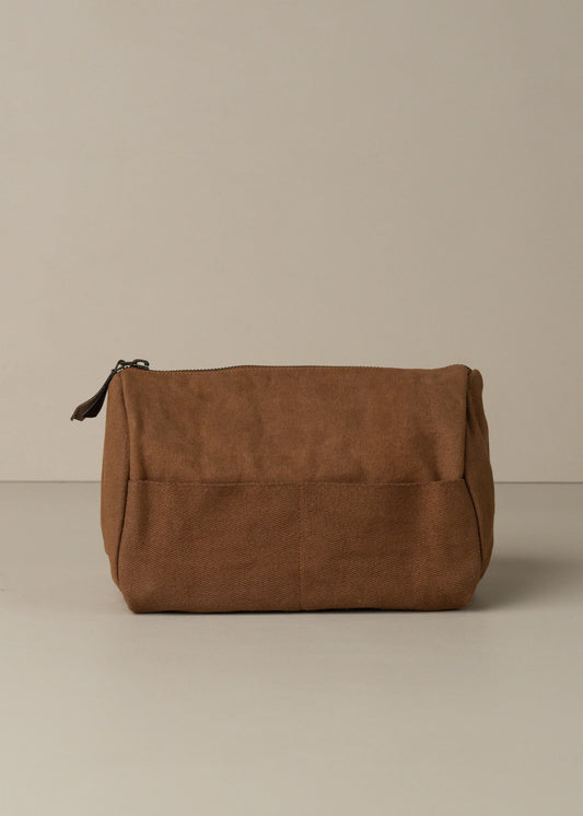 Saarde - Journey Toiletry Canvas Bag - Cinnamon
