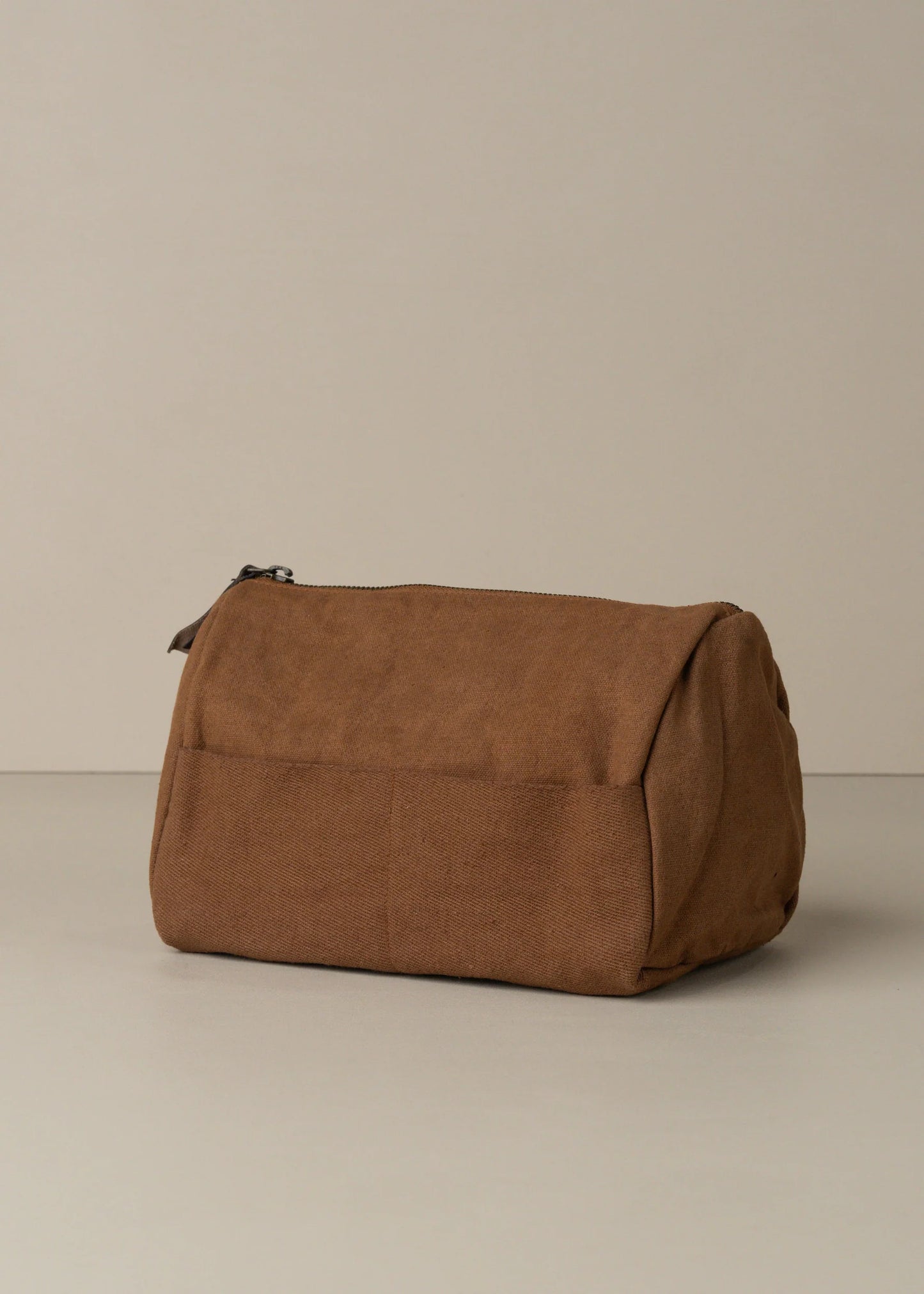 Saarde - Journey Toiletry Canvas Bag - Cinnamon