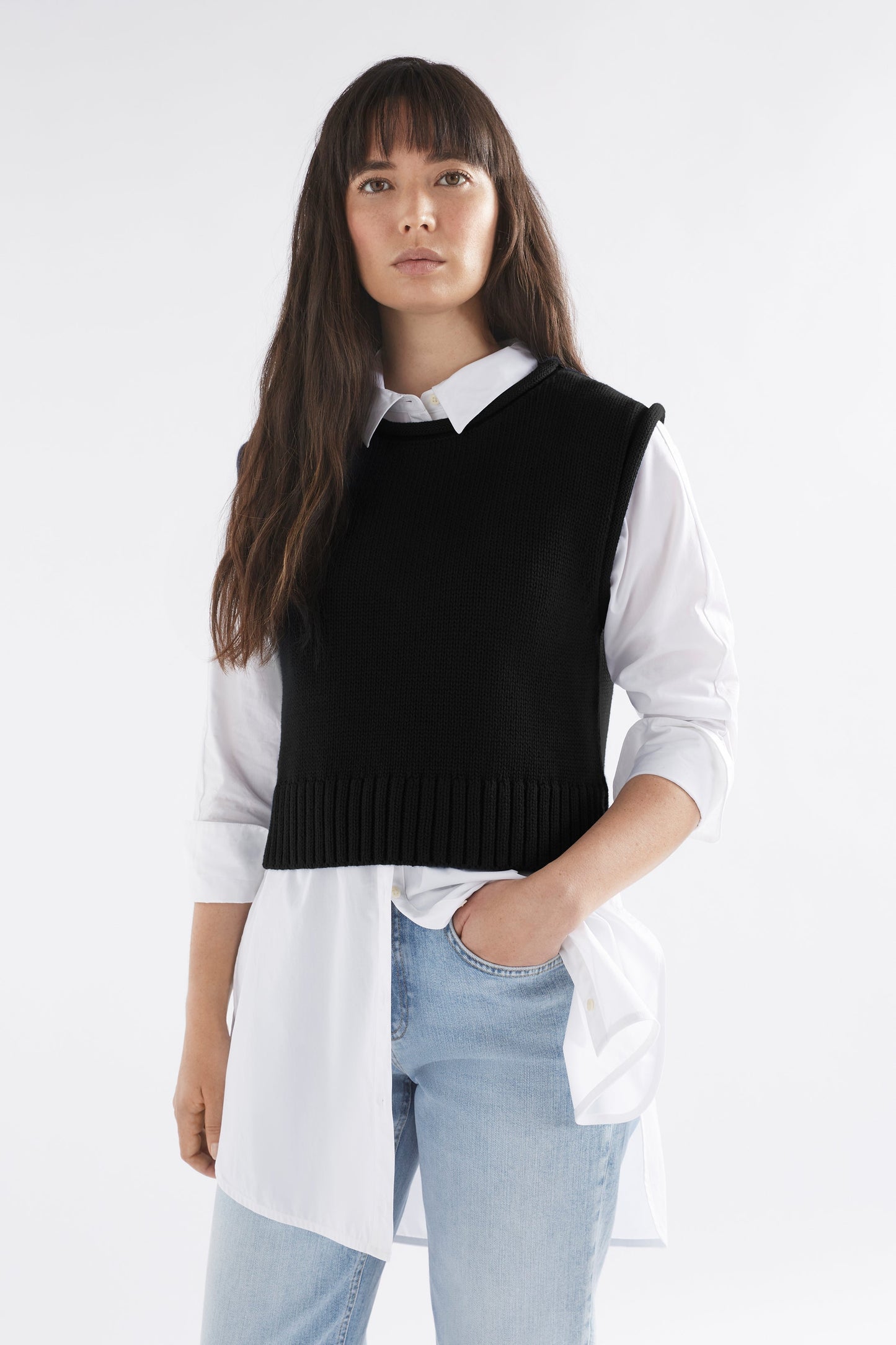 Elk The Label - Lunel Knit Vest - Black