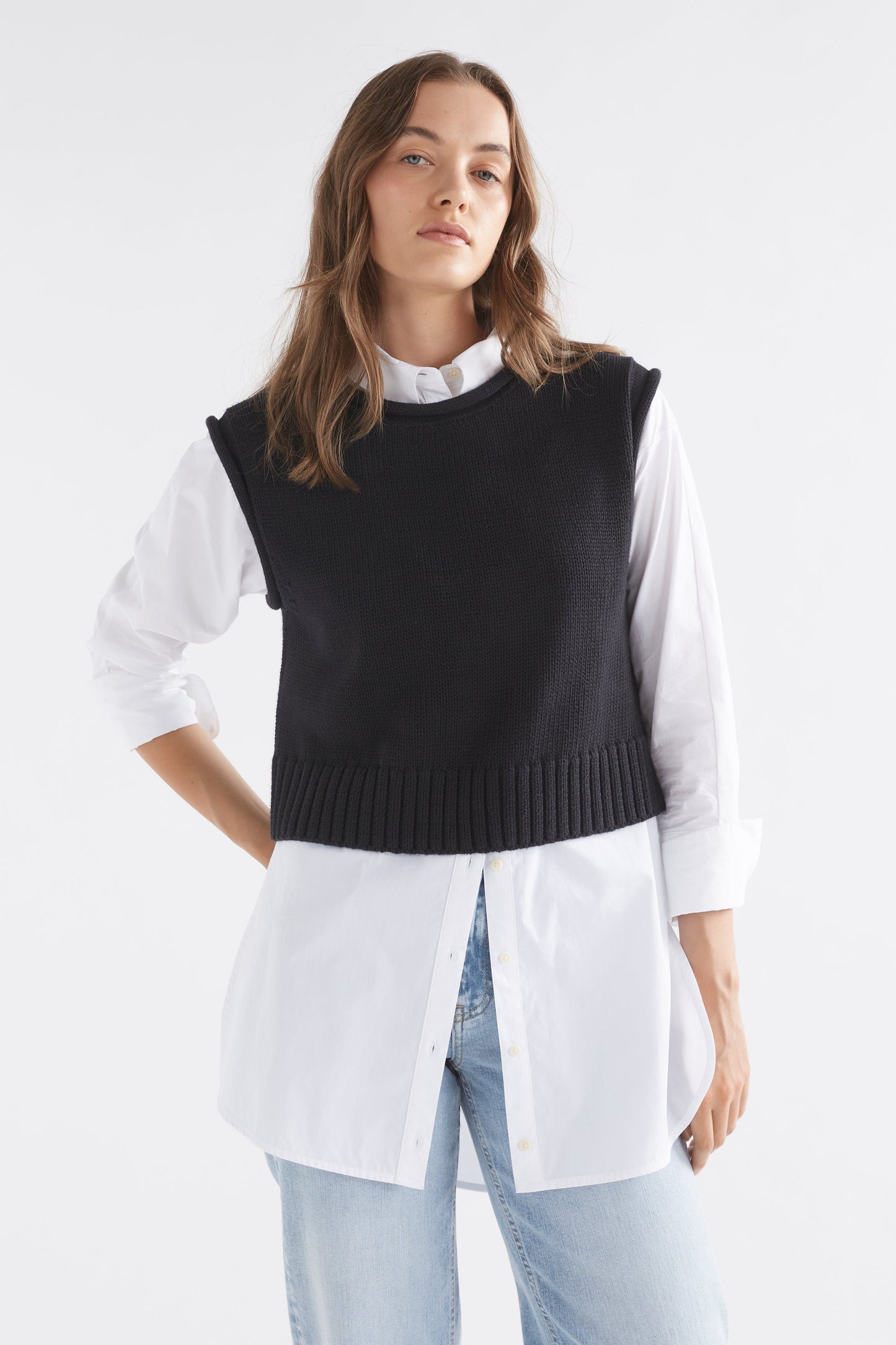 Elk The Label - Lunel Knit Vest - Black